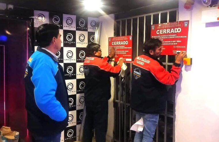 Alcalde de JLByR dirigió operativo para clausurar nightclub en Av. Dolores