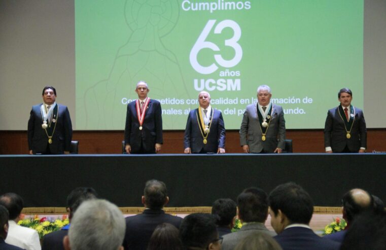 UCSM se encuentra ordenada, sólida y con prestigio al celebrar sus 63 años