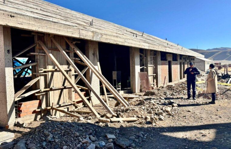 Obra educativa en Caylloma abandonada por retrasos y falta de supervisión