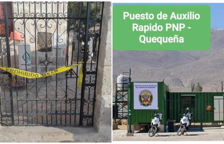 Quequeña al acecho de delincuentes y sin ninguna comisaría PNP