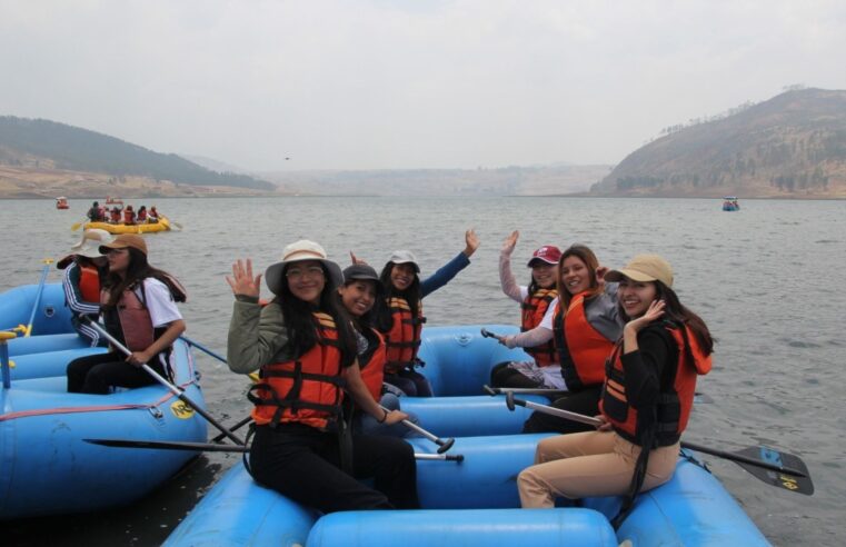 Promueven el turismo de aventura en la laguna de Huaypo y su entorno