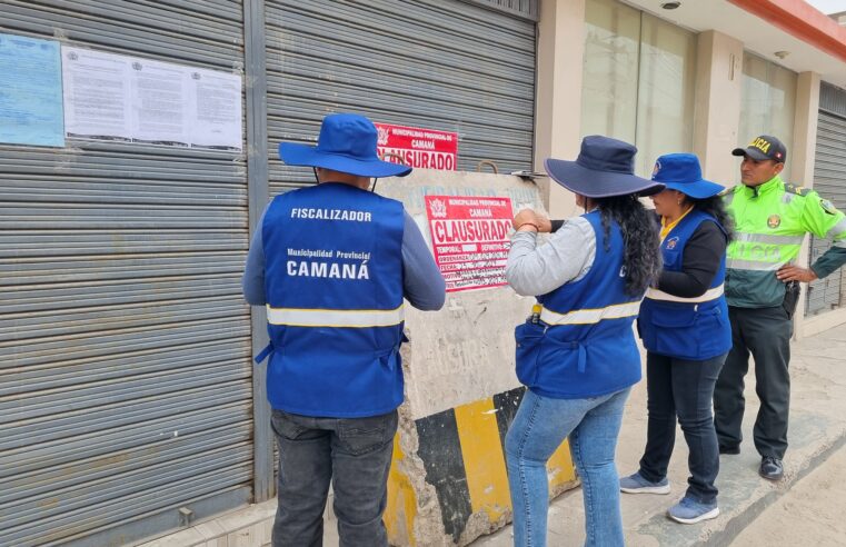 Clausuran bar clandestino en Camaná