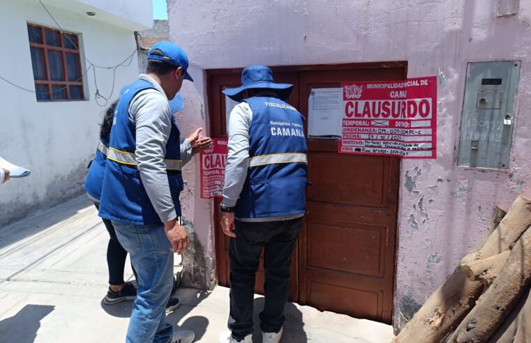 Clausuran 4 panaderías en Camaná por no contar con permisos necesarios