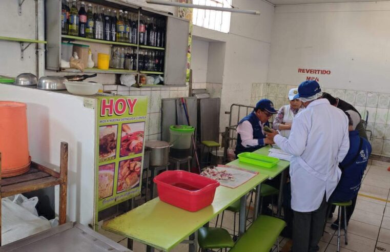 Inspección en el mercado San Camilo revela riesgos sanitarios en comedores