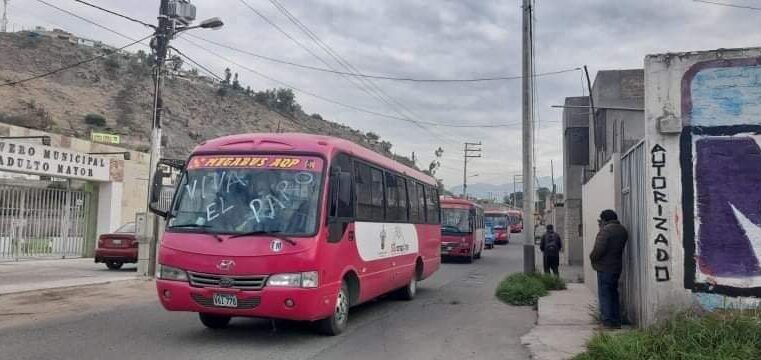 En Arequipa sí existe denuncia por extorsión a transportistas