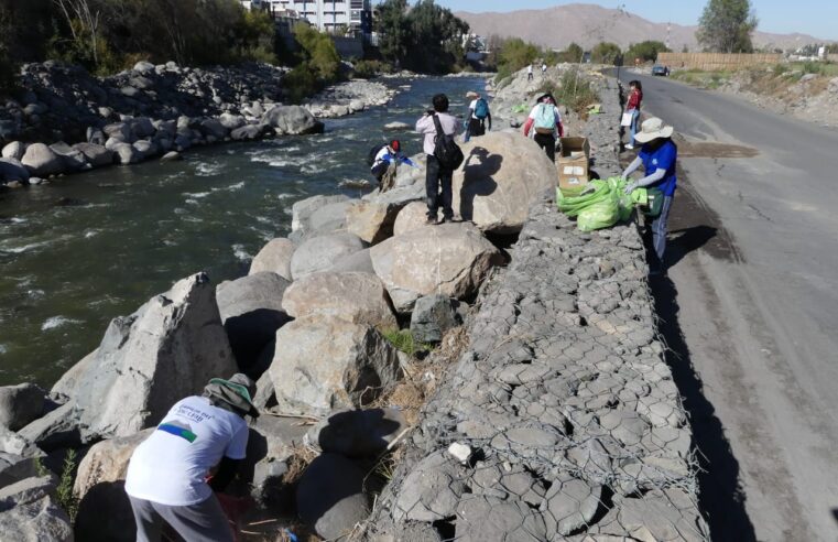 Voluntarios limpiarán ribera del río Chili