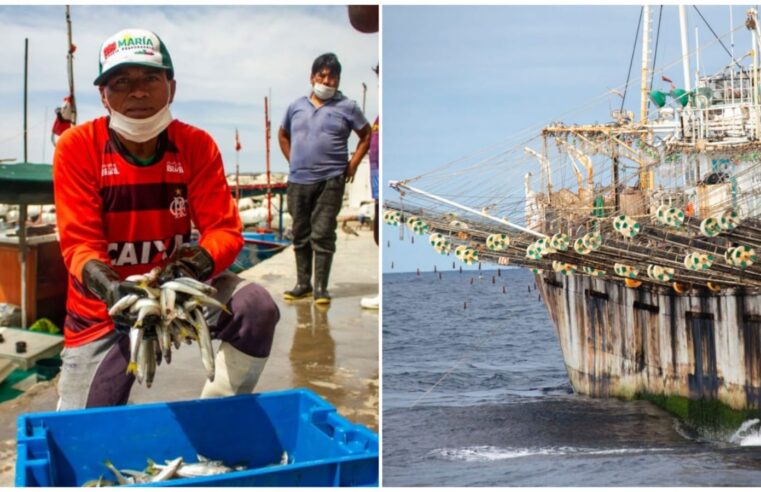 Pescadores acatarán paro de 24 horas por depredación de barcos chinos e incumplimientos del Gobierno