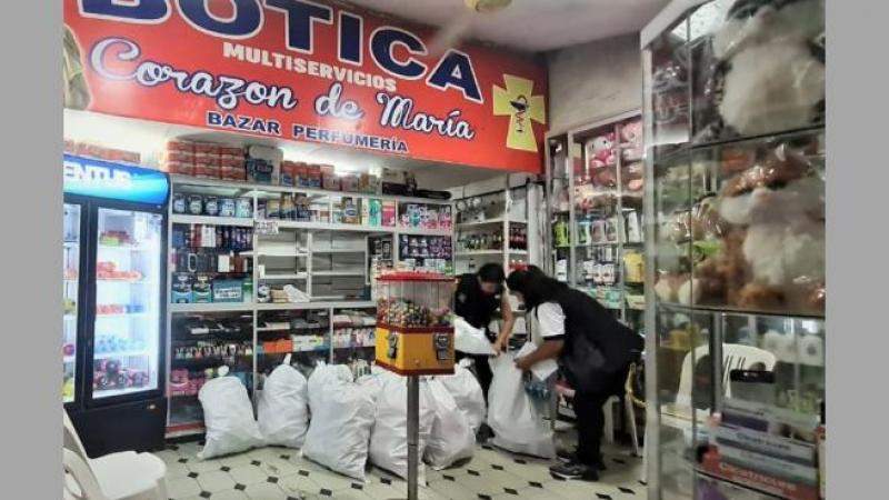 Digemid cierra boticas clandestinas e incautaron medicinas ilegales