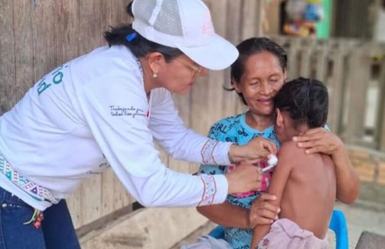 Sarampión: aplican estrategia de rastrillaje para ubicar a niños sin vacuna