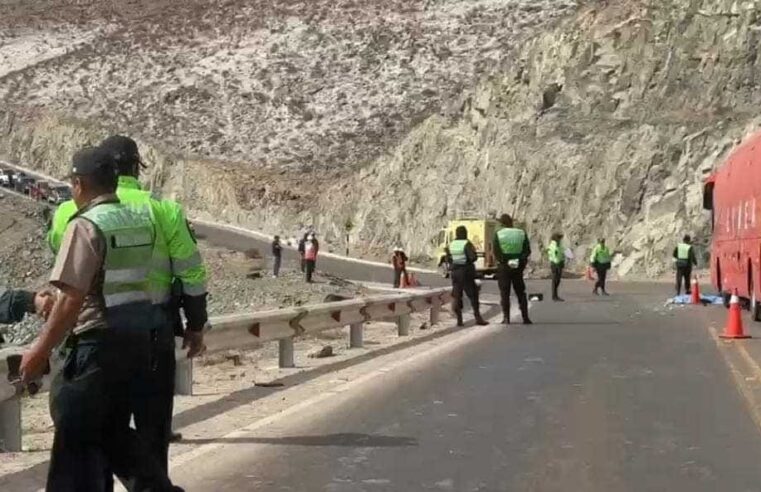 Tres fallecidos tras choque en carretera Arequipa-Cerro Verde