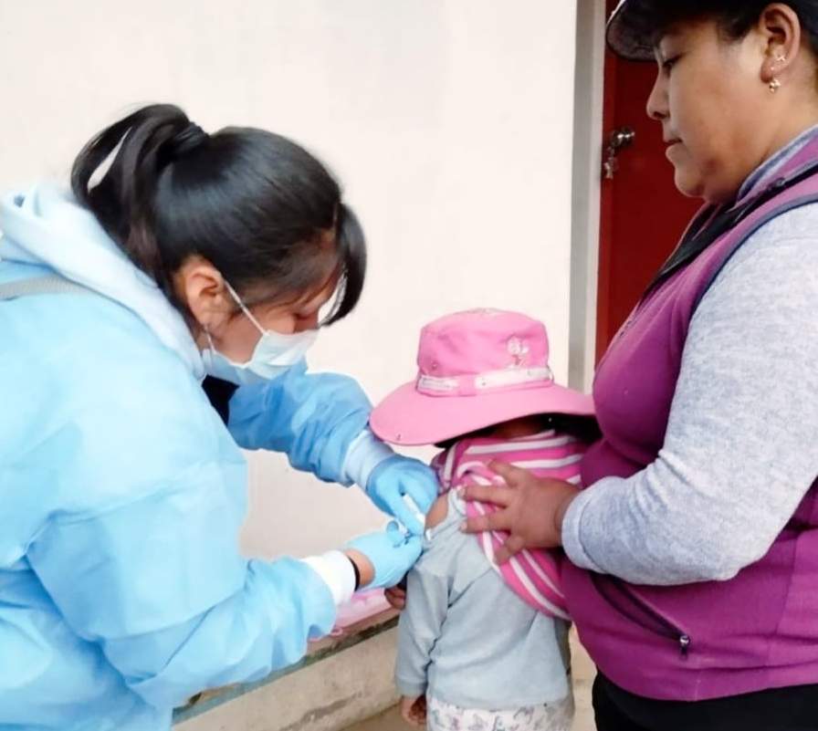 Baja cobertura de vacunación infantil contra el sarampión