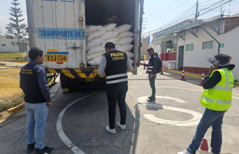 Detienen a conductor por contrabando de 270 sacos de maíz extranjero