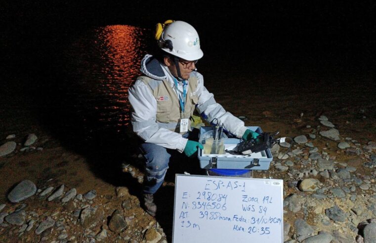 OEFA supervisa afectación a calidad del agua del río Llallimayo