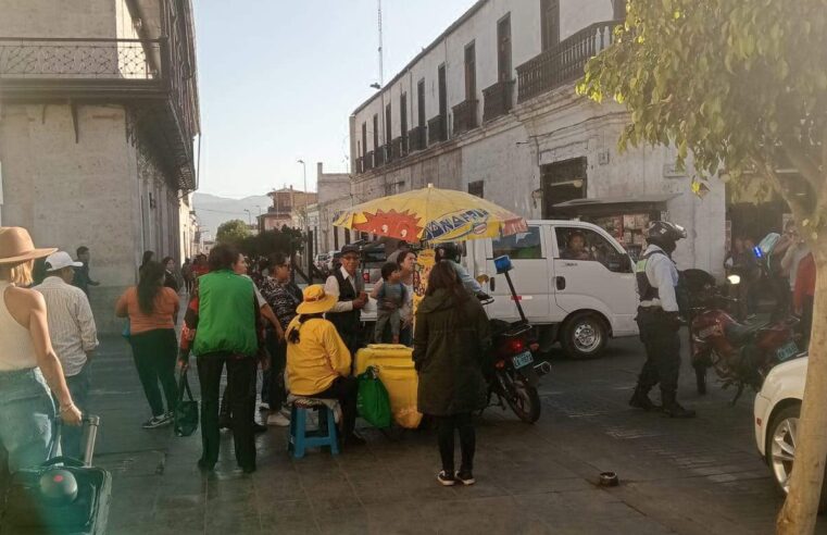 Municipio de Arequipa entrega a personal equipos y armas no letales