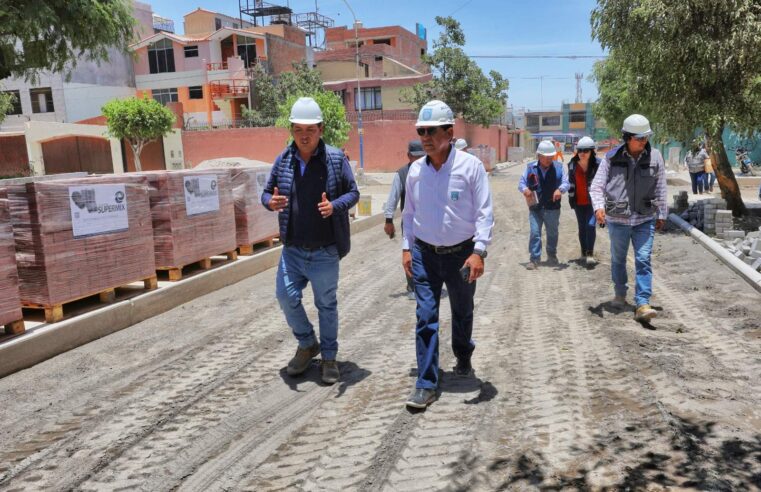 Obra de adoquinado en Avelino se ejecutará en doble turno