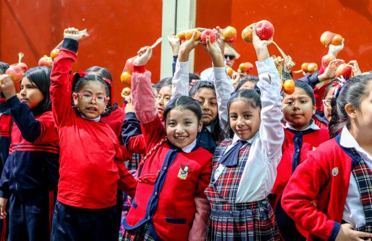 MPA fortalece la alimentación escolar con la entrega de frutas frescas