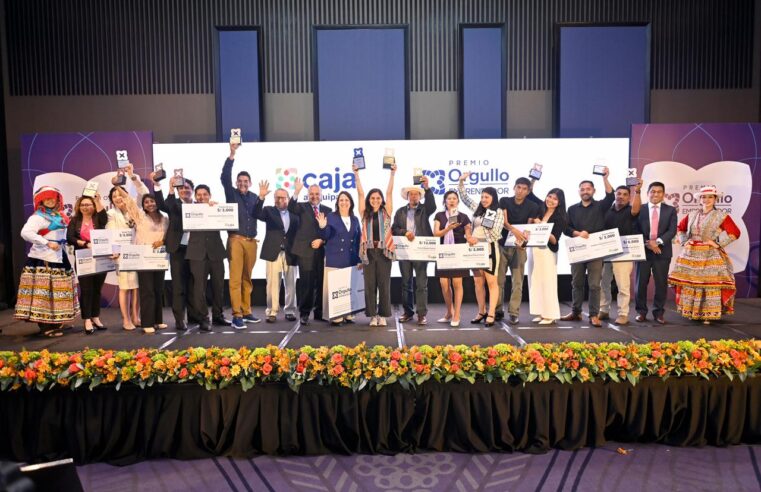 Caja Arequipa premia a ganadores del concurso nacional Orgullo Emprendedor