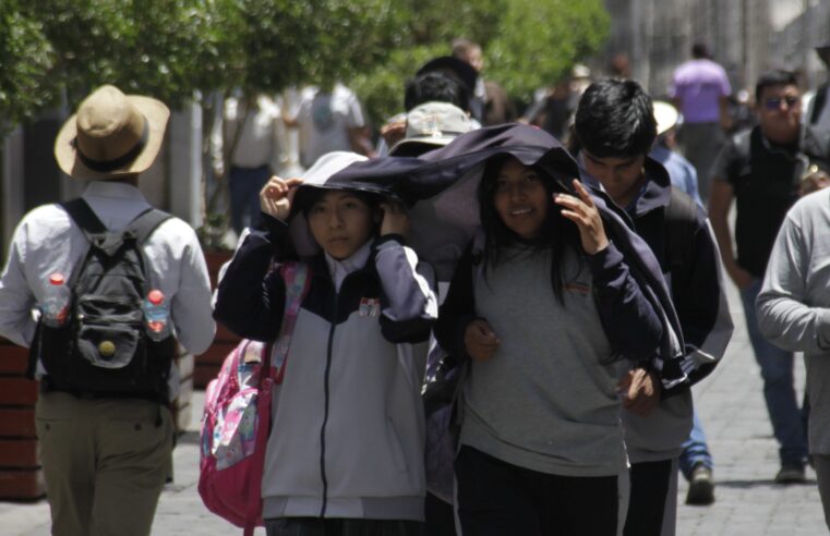 Arequipeños en riesgo de sufrir golpe de calor ante incremento de temperaturas