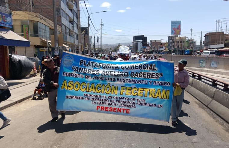 Comerciantes de Avelino Cáceres no participarán en los dos próximos días del paro nacional