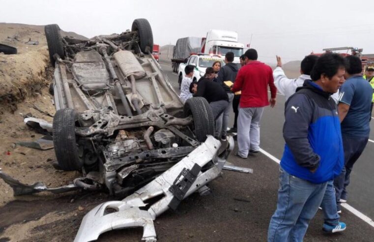 Más de 3300 muertos en un año por accidentes de tránsito en Perú