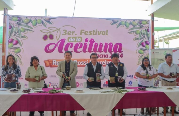 Se realizó el Festival de la Aceituna, el producto bandera de esta región