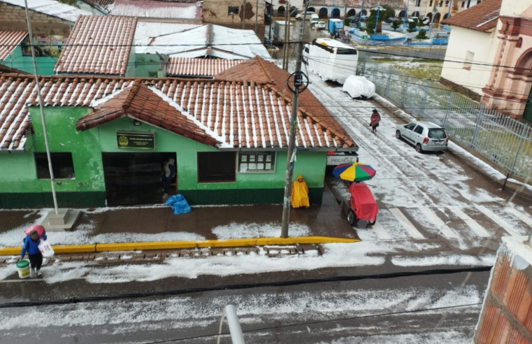 Fuerte granizada causa daños en cultivos y viviendas de Quiquijana y Chinchaypujio