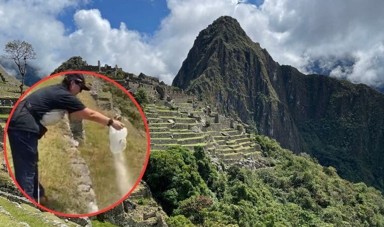 Refuerzan seguridad en Machu Picchu tras polémica por arrojar cenizas