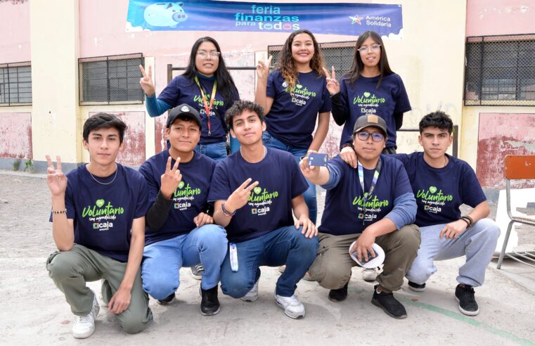 Voluntarios de Caja Arequipa impulsan educación financiera y sostenibilidad