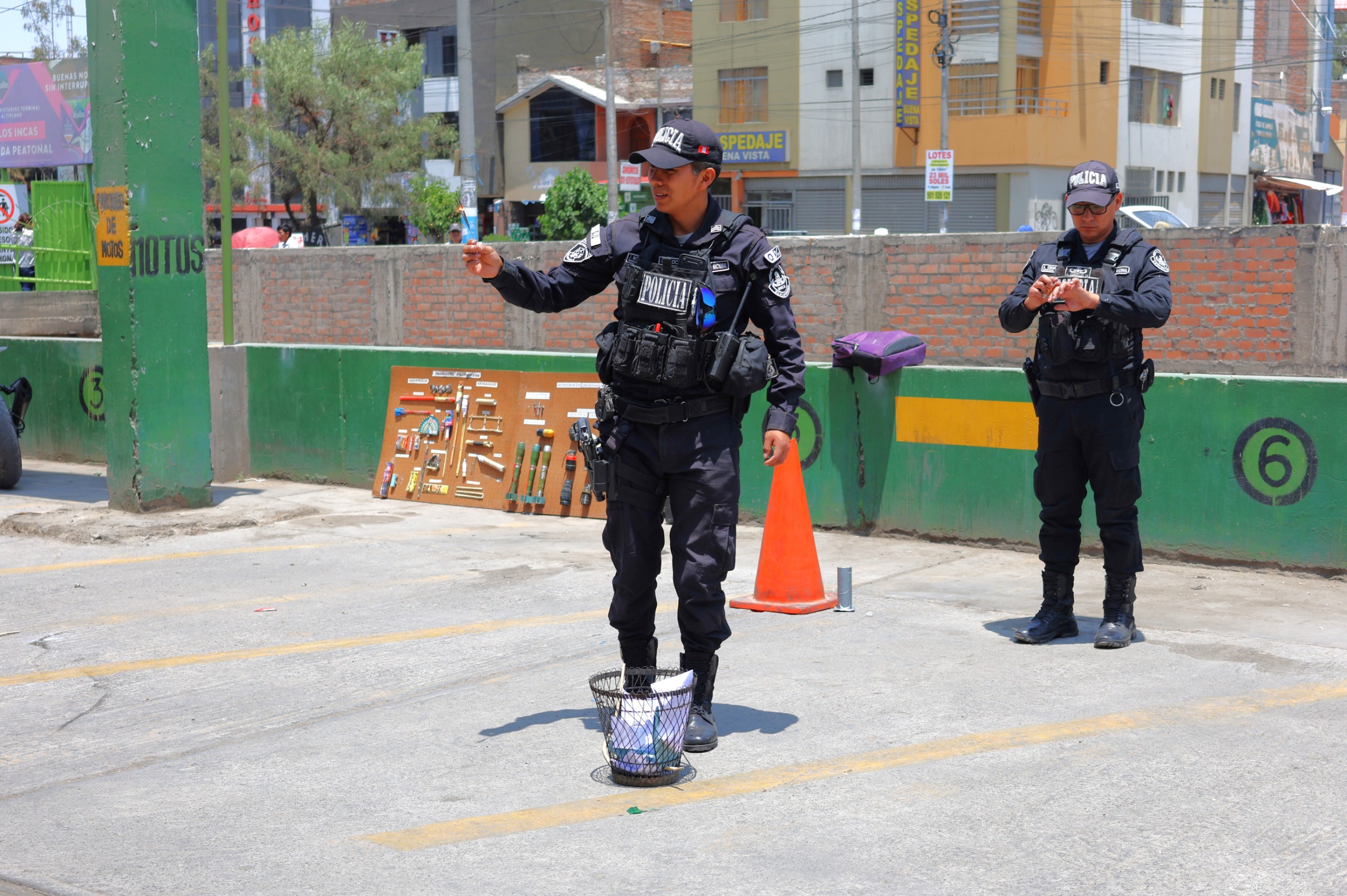 Bustamante redobla esfuerzos contra uso de pirotécnicos