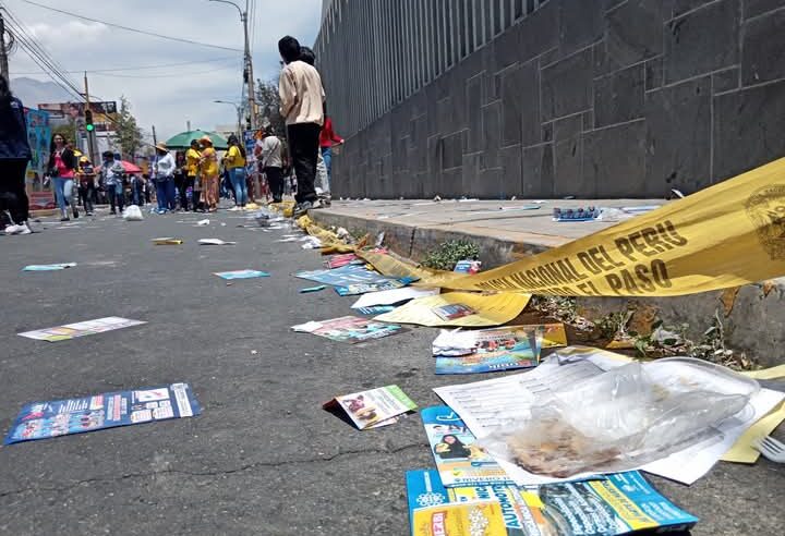 Academias preuniversitarias siguen dejando basurales tras exámenes de la UNSA