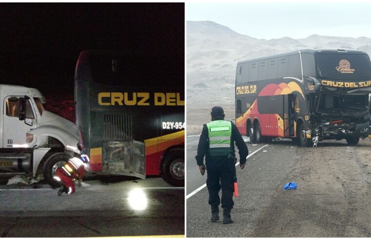 Arequipa: Pasajeros de bus sufren dos choques en su viaje a Lima