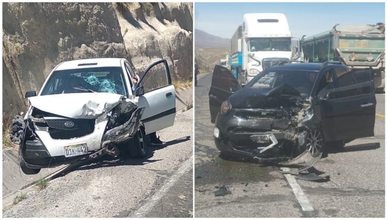 Detienen a dos conductores tras fatal choque en la carretera Arequipa-Puno