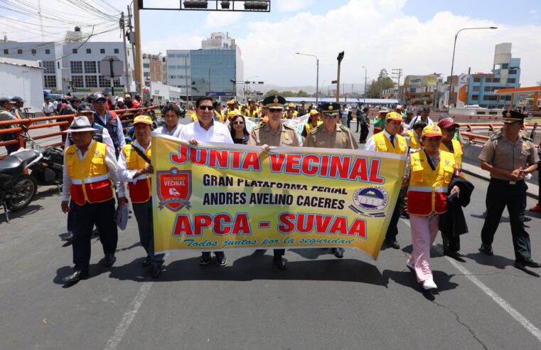 Comerciantes del Avelino Cáceres unen a las juntas vecinales