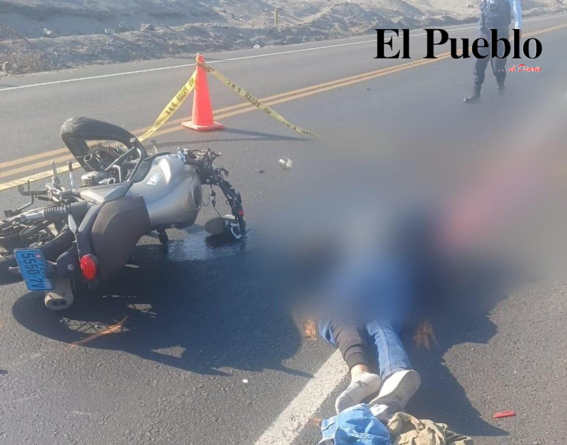 Motociclista fallece tras fatal choque en la Variante de Uchumayo