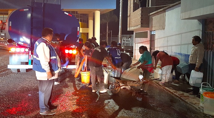 Supervisan servicio de agua potable en Los Ángeles y Chen Chen