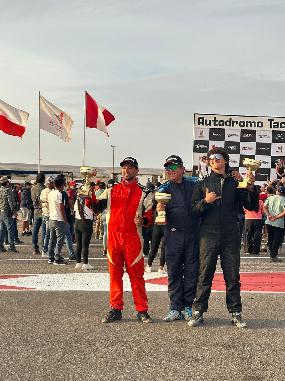 Arequipeños subieron al podio en las «6 Horas Peruanas»