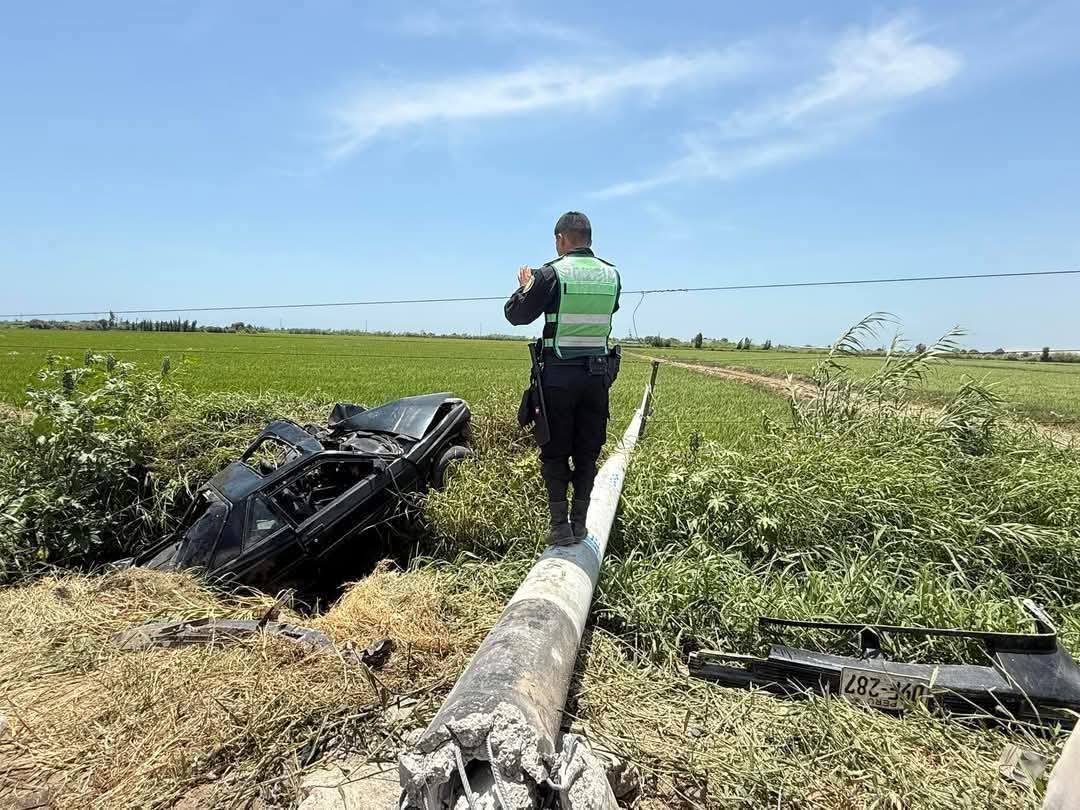 Automóvil se despista y deja 4 heridos en Camaná