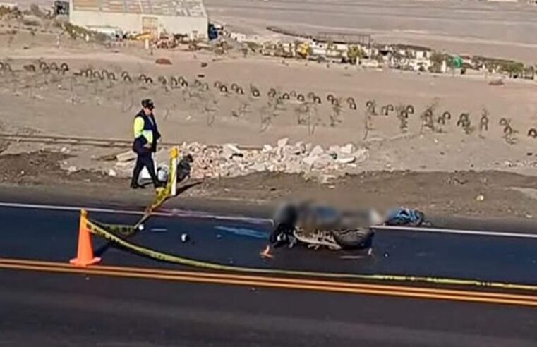 Motociclista fallece tras accidente en Variante de Uchumayo