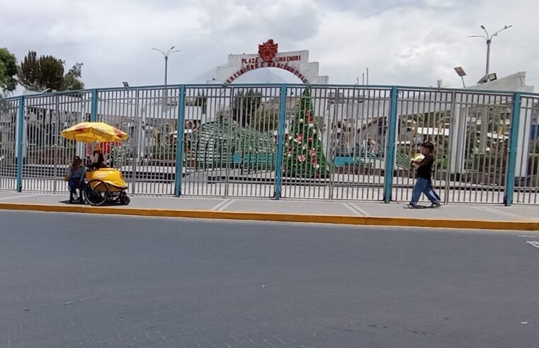 Mariano Melgar: Cierran el parque Umachiri porque los vecinos se roban los adornos navideños.