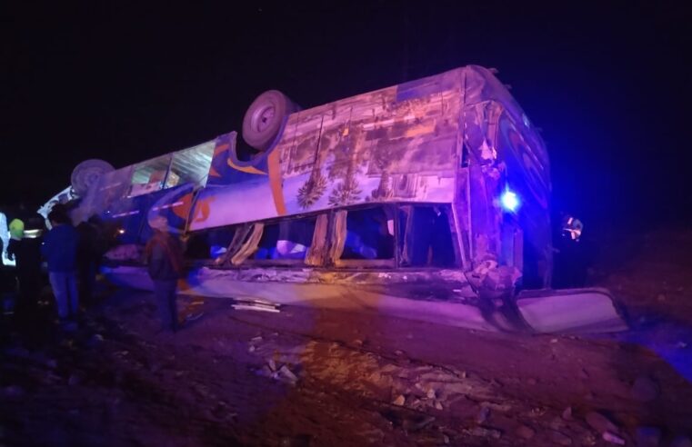 4-2: Un fallecido y 28 heridos tras despiste de bus interprovincial en Santa Rita de Siguas