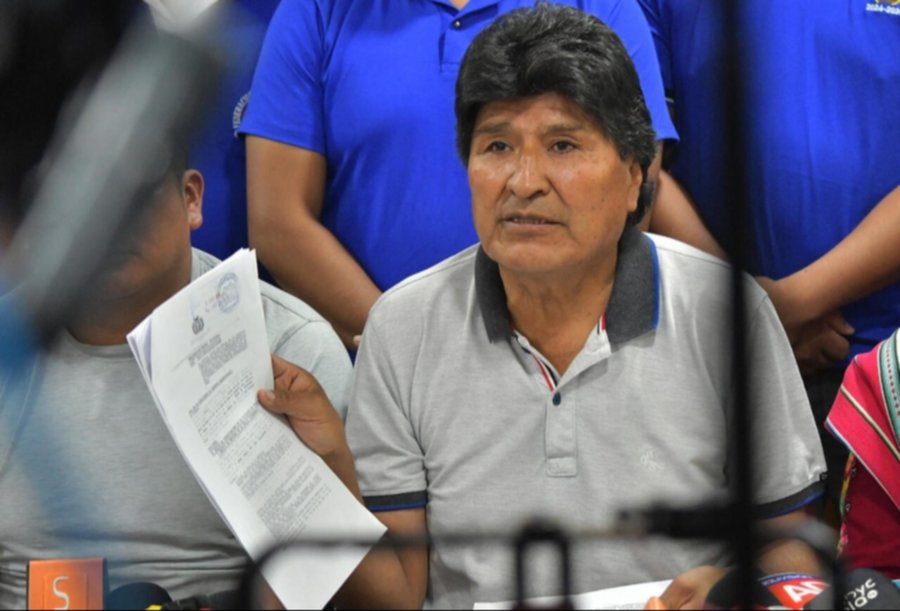 13-3 Evo Morales denunció un allanamiento «abusivo e ilegal» a la vivienda de su hija