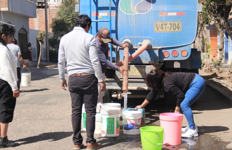 Desde hoy 8 distritos afectados por corte de agua potable