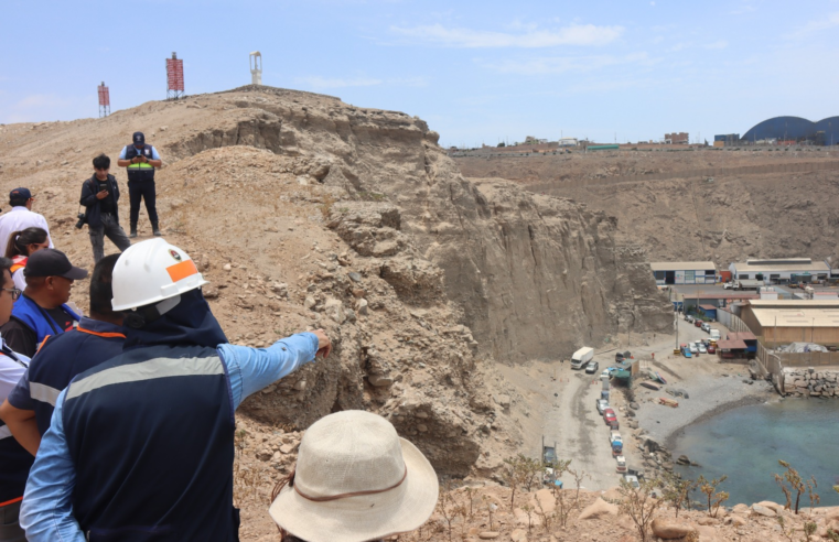 Especialistas inspeccionan talud “Domo de la Virgen” en Matarani