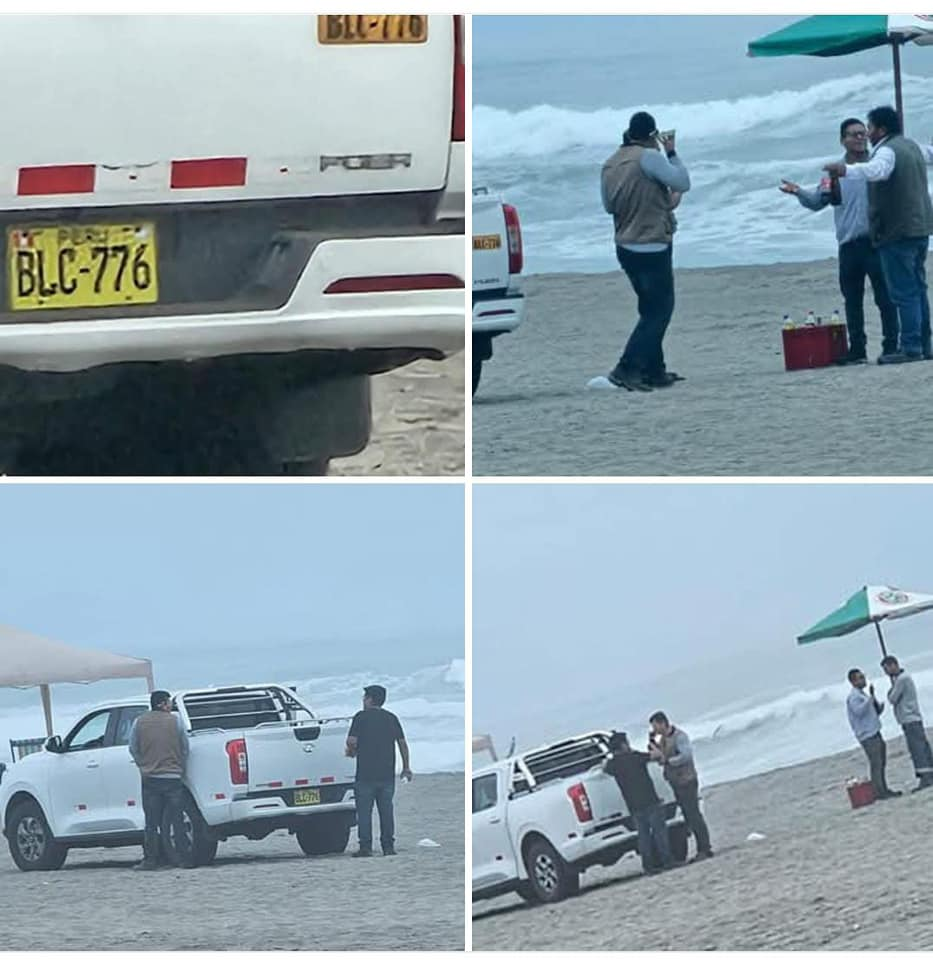 Exigen separación de trabajadores del GRA captados bebiendo licor en playa de Camaná