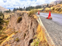 Deslizamientos en Maca afectael turismo.