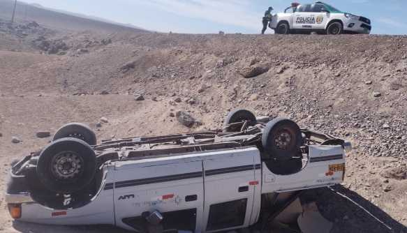 Accidente en carretera costanera deja cuatro heridos