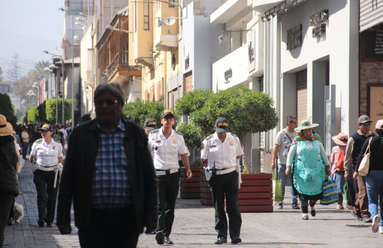 Policía activó en Arequipa plan para fiestas seguras