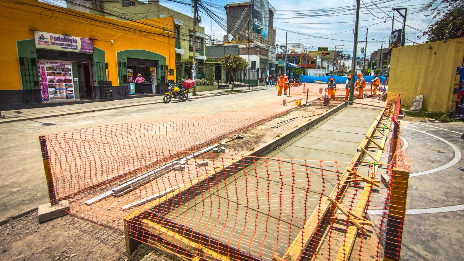 Un 85% de avance registran trabajos en Av. San Jerónimo