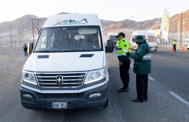 Intensifican fiscalización de plan “Viaje Seguro Verano 2025”