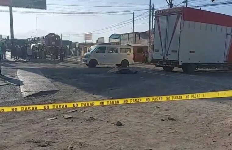 Ciclista fallece arrollado por colectivo en vía de Evitamiento